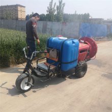 手推式高压果园喷雾器 启航直销自走式汽油打药机价格 手推式打药机设备