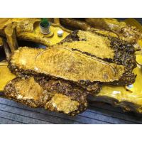缅甸黄金樟天然整块实木茶盘茶具功夫茶台茶海根雕满瘤花金丝楠木水波纹厂家直销