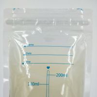 通用款200ml母乳储存袋 现货母乳保鲜袋可零售 贴牌奶水牛奶冷藏袋