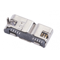 B MICRO USB 3.0 10Pĸ ֱ 12.55 PCB-