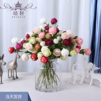 厂家直销6色小露莲仿真花 仿真植物套装绢花 婚庆装修假花批发