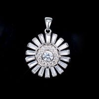 【Miss G】外贸出口热销饰品 s925银时尚吊坠 几何形圆形项链厂家定制