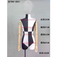 多维态度厂家直销包布模特道具 站立服装展示架 半身人体陈列模特