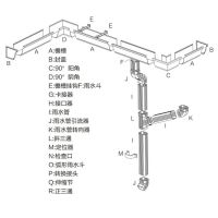 全国出售成品天沟彩铝雨水管别墅檐沟铝合金天沟