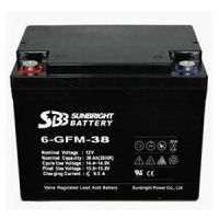 供应圣豹SBB蓄电池 6-GFM-38 12V38AH免维护电瓶铅酸蓄电池
