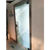 《定做》深圳玻璃门办公室店铺商场密码锁玻璃门更换地弹簧