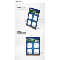 廠家定制展會(huì)led電工插座產(chǎn)品折疊展板 亞克力開關(guān)貼立式陳列展架