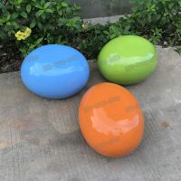 创意糖果玻璃钢座椅树脂纤维彩色石头园林商场美陈坐凳定制