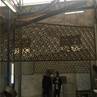 3D木纹铝窗花 广东加工木纹铝窗花厂