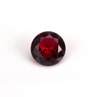 星亿珠宝直销圆形合成人造宝石红刚玉天然底裸石
