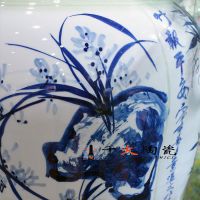 景德镇2.2米陶瓷大花瓶批发厂家 千火陶瓷