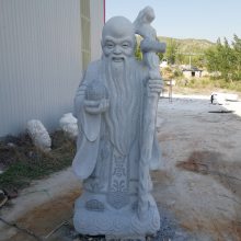 石雕寿星大理石福禄寿三星神话人物神像寺庙供奉雕塑摆件定做