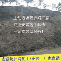 柔性主动边坡防护网 高强度钢丝格栅网 西藏护坡网