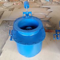 亿泽管道LD2000锥式锁气器 DN300斜板式锁气器