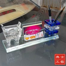 供应行业协会会议纪念礼品,实用水晶办公礼品摆件,展会促销留念小礼品,水晶礼品定制