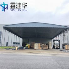 活动折叠雨棚 钢结构电动雨棚 定做 永胜