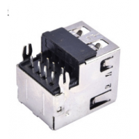 ˫USB A 8P ʽĸ ֱDIP  PCB-