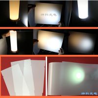 超薄灯箱扩散膜0.1mm厚匀光膜批发 浙江扩散膜定制 透光率73%雾度高