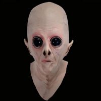 万圣节面具外星人头套UFO头套科幻电影主题面具cos恐怖鬼面具整蛊