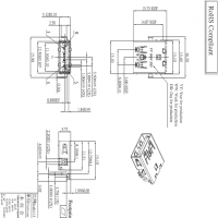 AĸUSB 3.0ĸ11Pin 3.7mm ϸ߶2.0 PCB-