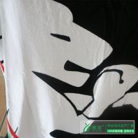 广州雅渲定做 纯棉单面割绒活性印花沙滩巾 外贸出口 可来图定制