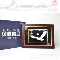 大连传统工艺贝雕画 贝壳工艺品 旅游纪念品摆件特色礼品