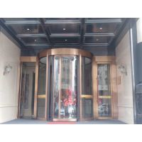 石家庄旋转门厂家 酒店专用两翼平开旋转门