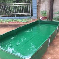 热销加厚***无气味可折叠帆布水池养殖水池锦鲤池家庭戏水泳池pvc涂层刀刮布水池大型种植蓄水池量大从优