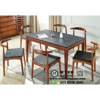 天津成套餐桌椅，实木餐桌餐椅，现代简约餐厅桌椅批发定制