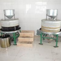 香油优质电动石磨机 粮食加工成套设备 面粉石磨机