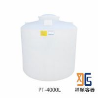 4吨PE耐酸碱工业 水箱 4000L食品级塑料容器 洗发水生物油储罐 户外大型容器