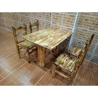 倍斯特热销简约现代实木餐椅复古特色中餐面馆小吃餐椅厂家定制