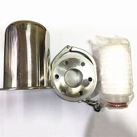 304 Φ51法兰式卫生级呼吸器89筒体10寸聚丙烯滤芯交通运输设备