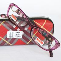 祥福眼镜 ***时尚超轻tr 树脂 防疲劳高清晰 女款老花镜
