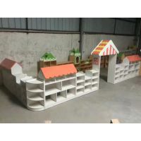 高品质幼儿园玩具柜儿童造型组合柜实木储物柜进口松木环保无味宝宝学习桌