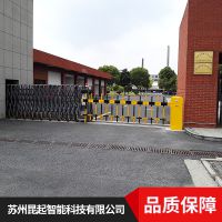 苏州昆起小区门口伸缩门手工工艺生产 价格合理欢迎选购
