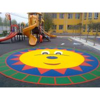 专业供应北京朝阳区施工环保型幼儿园，儿童乐园epdm塑胶地面工程，健身步道