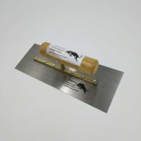 厂家直销纯铜架木柄抹泥板 特厚不锈钢抹泥刀 QX-253 6钉平抹子