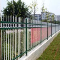 本厂供应小区围墙锌钢护栏 铁艺别墅防护隔离栏 厂区庭院锌钢围栏