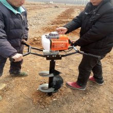 标准规范的挖坑机械 养殖场埋设桩柱打坑机 四轮带动大直径挖洞机 润众