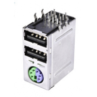  ˫USB+MINI DIN 14P ĽŲ pcb-