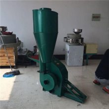 沙克龙自动进料粉碎机 山东信达牛羊饲料粉碎机