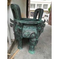 供应铜饕餮纹鼎洛阳广发青铜器摆件青铜鼎圆鼎