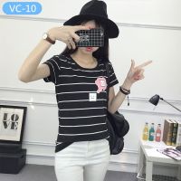 新款小批量男女装T恤服装批发便宜夏季短袖印花上衣 时尚女装工厂货源