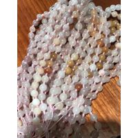 桂林鸡血玉玉佩吊坠diy玉石挂绳项链圆珠编织毛衣链批发