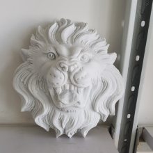 狮子头 晚霞红吐水欧式狮子头曲阳万洋雕刻厂家现货加定做