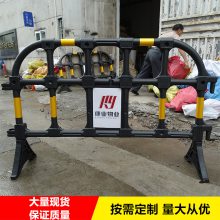 塑料圆管胶马护栏 工地施工护栏 广告贴字塑料铁马围栏