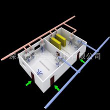 开福区全钢通风橱 实验室通风柜厂家GMP净化工程用 化学实验室通风柜价格