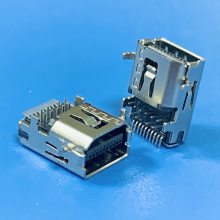 MINI DP沉板母座 迷你20P 沉板DIP+SMT插座 DispalyPort 20P 音频插座
