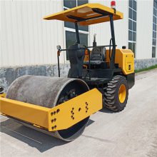 沟渠基础压实小型压路机 微型双钢轮压路机 座驾后胶轮压路机销售